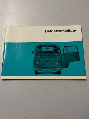Betriebsanleitung bus bulli - vw,