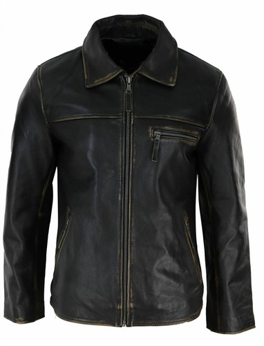 Herren echtleder weiches fell - echtleder,