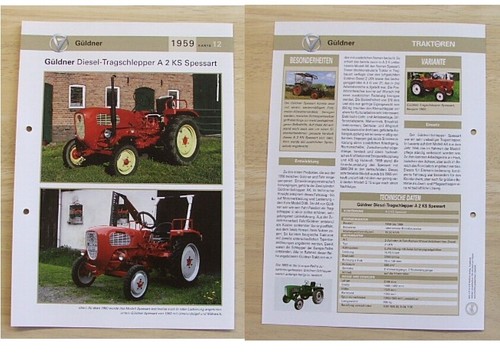 Güldner traktor schlepper 2 - gÜldner, a