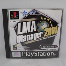LMA Manager 2001 PS1 Spiel mit