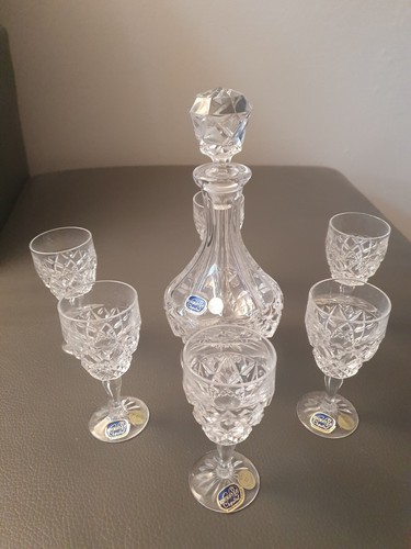 Likör set bleikristall - likör-set,