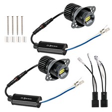 2X Für BMW E90 E91 XENON WEISS Standlicht Für BMW E90 E91 LCI LED Angel Eyes