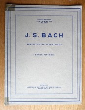 Original Musiknotenheft J. S