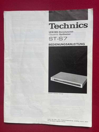Technics tuner s7 - tuner, st-s7