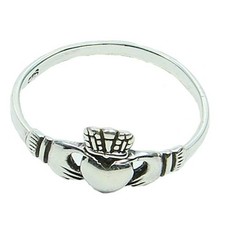 Irischer Claddagh Ring 925er
