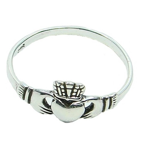 Irischer claddagh ring - claddagh, 925er