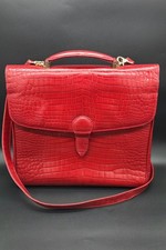 Vintage leder handtasche - vintage,