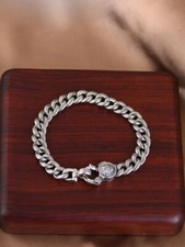 F05 Armband Drache Drachenschuppen 20 cm Sterling Silber 925