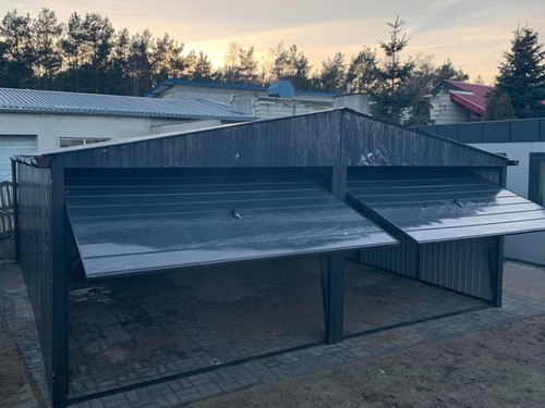 Blechgarage 6x6 5x2 - blechgarage, 6x6,5x2,65m