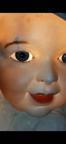 Alte puppe porzellankopfpuppe - puppe,