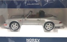 Norev 187342, Porsche 911 Carrera 4 targa, 1990, silber, 1/18, NEU&OVP
