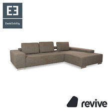 Ewald Schillig Topas Stoff Ecksofa Grau Recamiere Rechts Sofa Couch