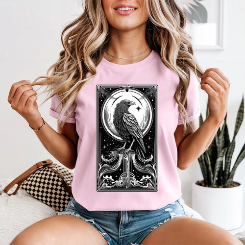 Gothic rabe damen shirt dark - damen, t-shirt