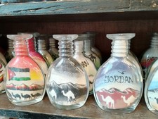 Souvenir farbige Kunst Sand