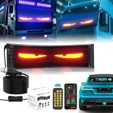1/2x Lkw Devil's Eye Lampe LED-Bildschirm Auto-Augenlicht Lkw dynamisches Licht