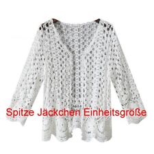  Spitze Bolero Jacke Langarm Brautstola Hochzeitsjacke Braut Jäckchen BOL11