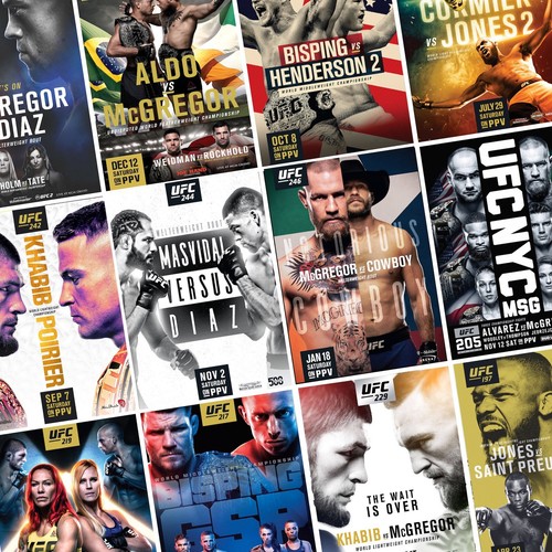 Ufc fight poster - ufc,