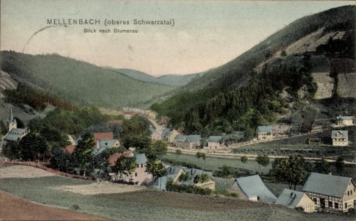 Mellenbach glasbach im - ak,