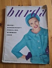 altes Burda Modesonderheft Frühling Sommer 1958 164 Seiten Sehr Selten