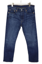 Levi's 513 Herrenjeans W34/L32 Slim Straight Fit Whiskers Verblichen Blau