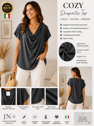 Cozy damen wasserfall - cozy,