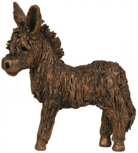 Baby esel kaltguss - baby, bronze