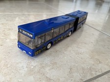 siku 3517 Mercedes O 405 GN Gelenkbus Night City Skyline Stadt Blau