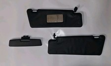 ORIGINAL MERCEDES W124 SONNENBLENDEN VORN RECHTS LINKS MITTE SCHWARZ SPIEGEL