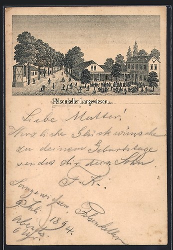 Lithographie langewiesen - lithographie,