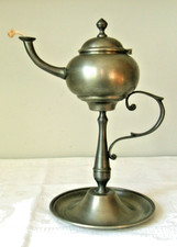 Zinn Öllampe ca. 24 cm. hoch