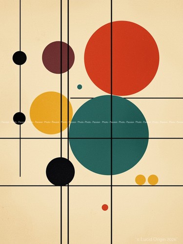 Bauhaus geometrie poster - geometrie,
