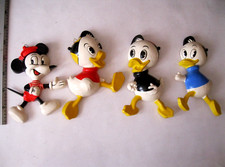 4 alte Walt Disney Figuren Wandfiguren Hohlfiguren Ringenwald & Wanger 60er Jahr