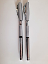 Faber-Castell Füller Metall glänzend M 148500 + Tintenroller BASIC 148461 