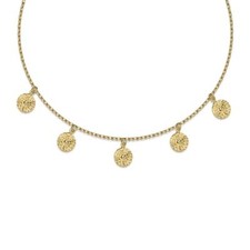 Damen Kette Gold vergoldet 18