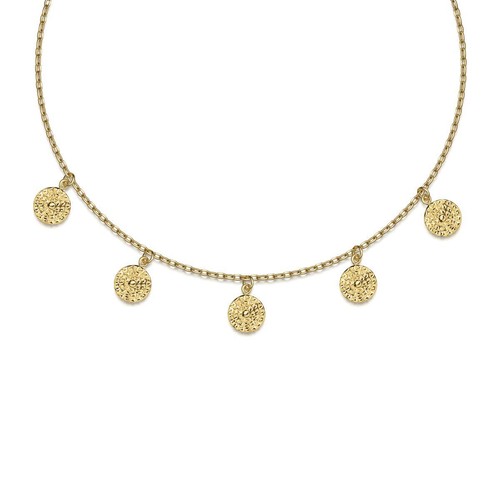 Damen kette gold vergoldet - gold,