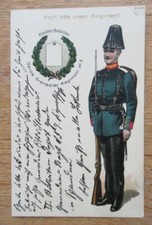 Alte regiments postkarte - alte,