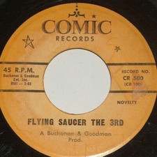 45 RPM Buchanan & Goodman Flying Untertasse Il 3rd Cha Lessons Comic Records 500