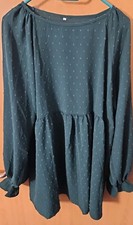 Umstandsmode,  Bluse, Grün, L