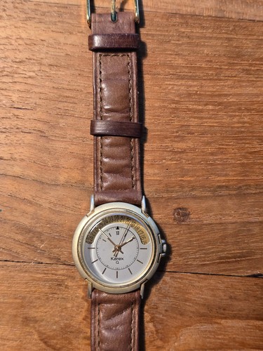 Vintage karex quartz herrenuhr - karex,