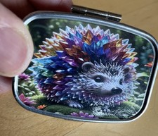 Schmuck Box Metall-Dose  oval