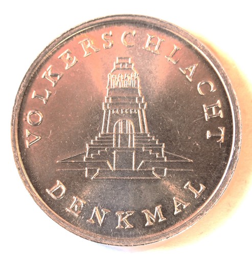 Ddr hettstedt medaille leipzig - ddr,