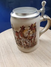Steingutbierkrug mit