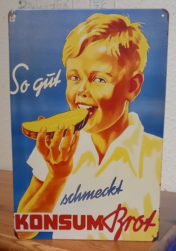 Blechschild alte ddr - blechschild,