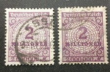 Deutsches Reich 315a + 315b