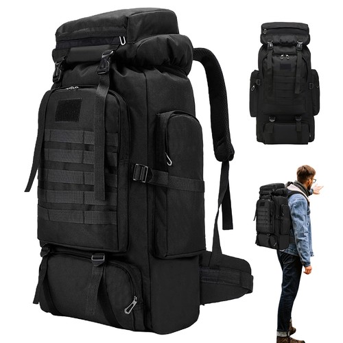 Militär rucksack 75l schwarz - militär,