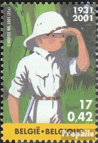 Briefmarken belgien 2001 - belgien, mi