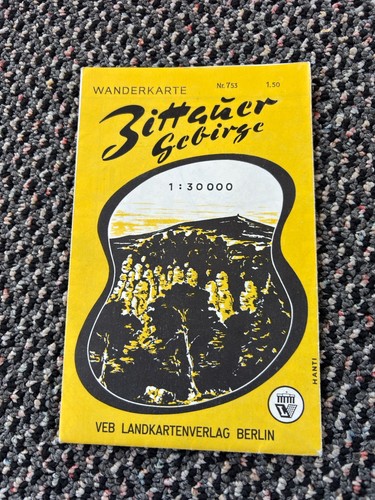 Ddr wanderkarte zittauer - ddr,