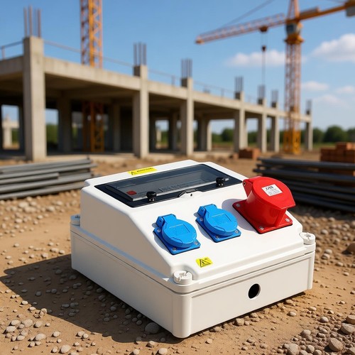 Baustromverteiler mit fi - baustromverteiler,