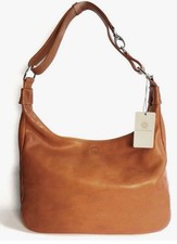 Sonnenleder Damenhandtasche Leder Schultertasche Umhängetasche VALENCIA natur