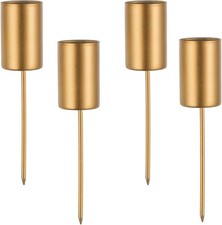 Kerzenhalter Adventskranz Gold